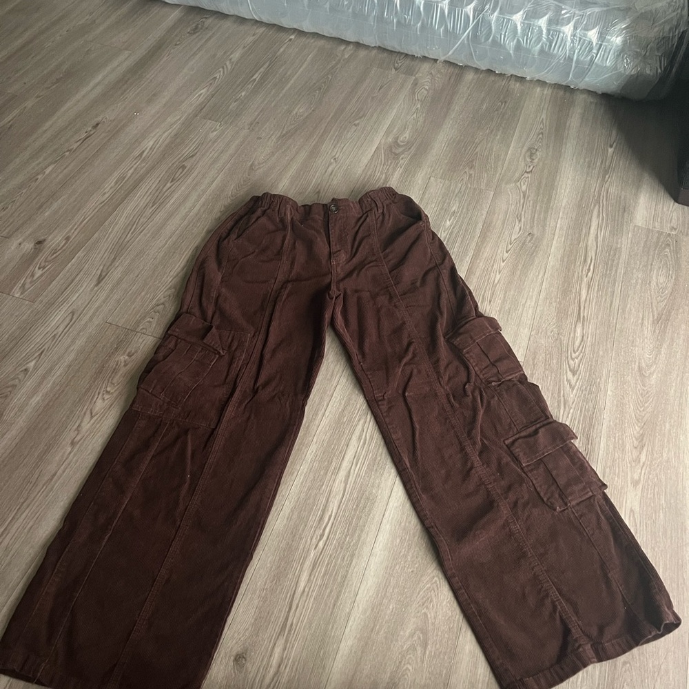 Forever 21 Women's Brown Cargo Jeans